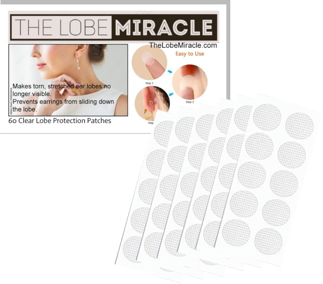 The Lobe Miracle Ear Lobe Support Patches