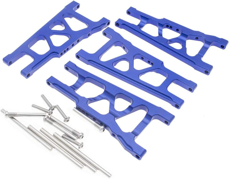 4Pcs Aluminum Front & Rear Suspension A-Arms Replacement of 3655 for Traxxas 1/1