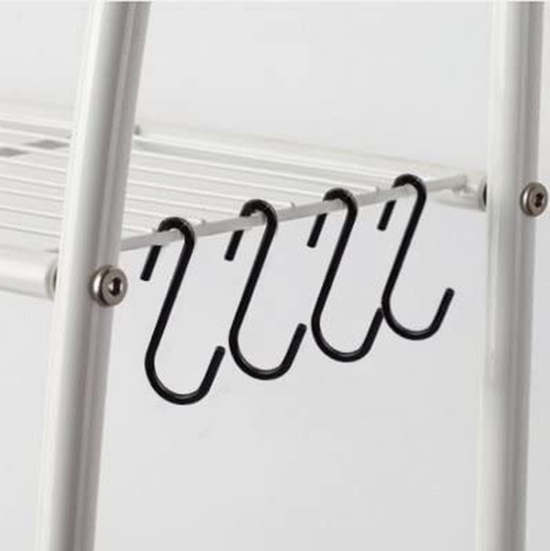 24 Pack Black S Shaped Hooks Small Hanging Hangers for Bathroom Bedroom Office K