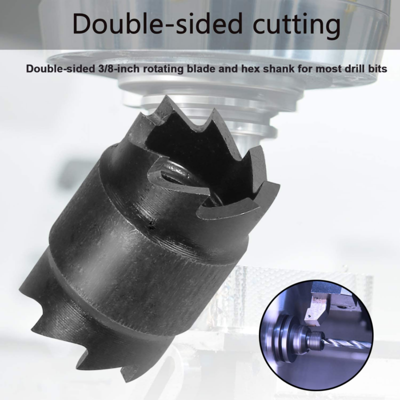 14-Pack Spot Weld Cutter Sets Double Sided, 3/8" HSS Spot Weld Cutter Remover Dr