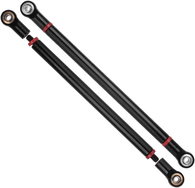 Aluminum Upper & Lower Rod Link Linkage for Axial SCX10 12.3” (313Mm) Wheelbase