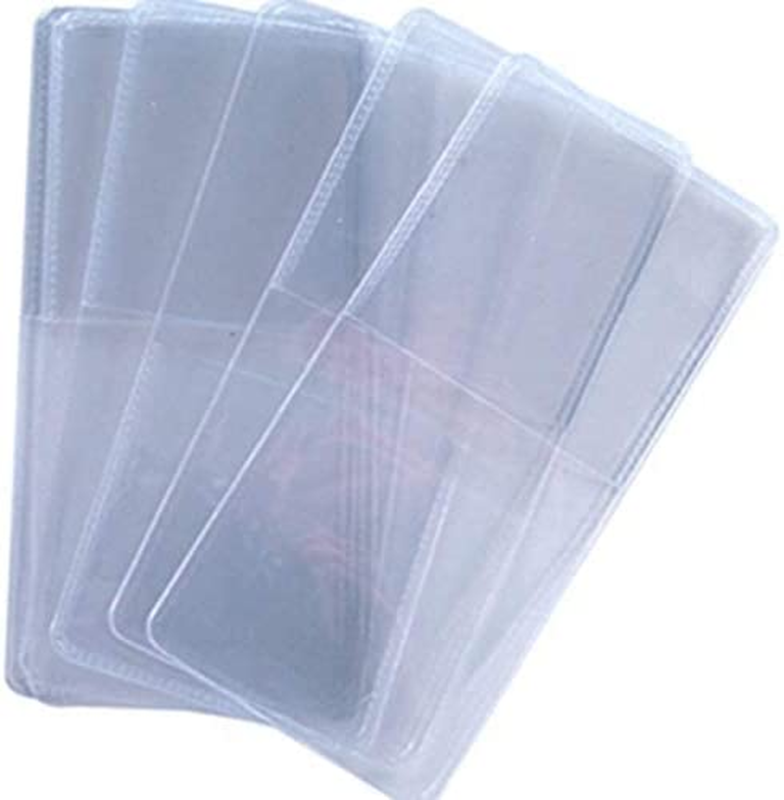 100 Pack Double Pocket 2.5 X 2.5 Unplasticized Vinyl Flips Safe for Long Term Co