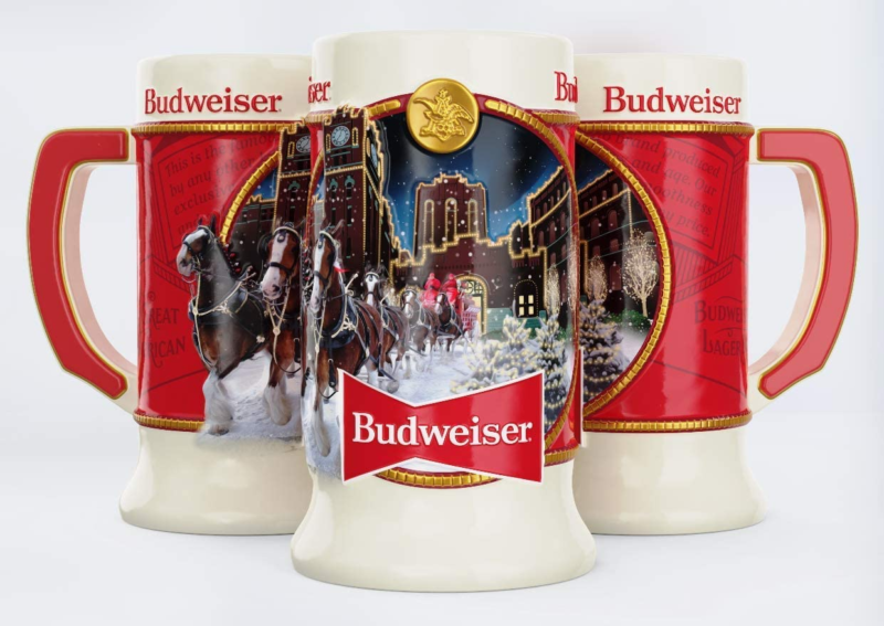 2020 Clydesdale Holiday Stein - Brewery Lights - 41St Edition - Ceramic Beer Mug