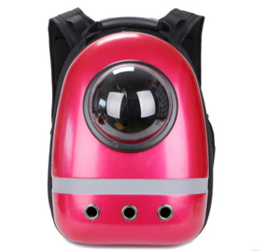 Pet Backpack Portable Pet Bag Capsule Breathable Cat Kitty Dog Backpack Pet Supplies